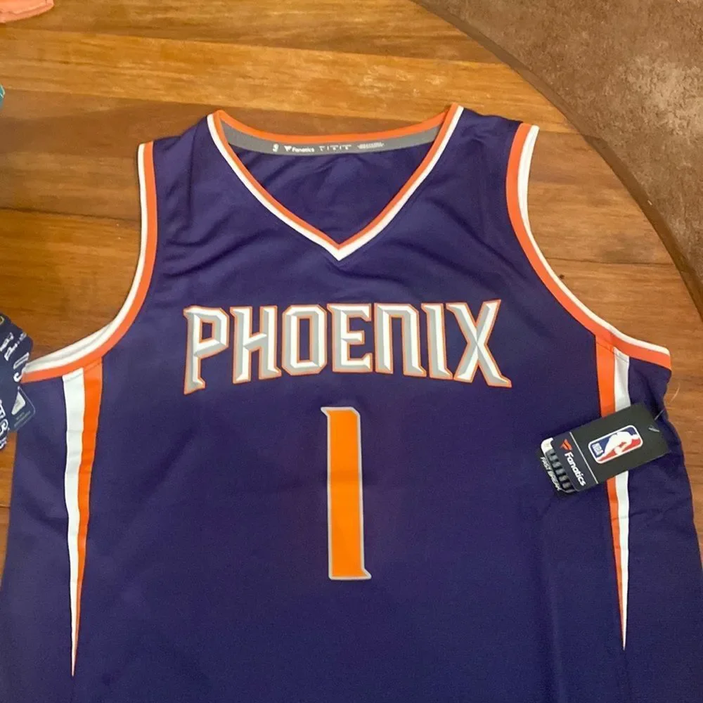 Fanatics Size Large Devin Booker Fastbreak #1 Jersey New w Tags - Picture 2 of 10